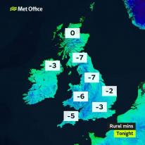 Met Office: Tonight will see another very cold night with a widespread and hard #frost, especially so for England and Wales