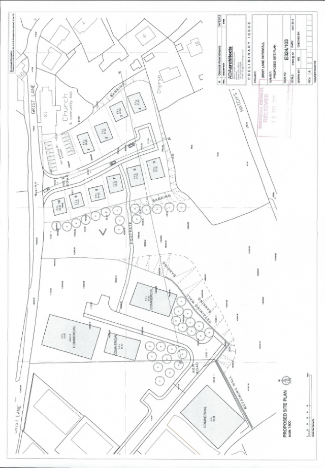 PA12/03650/PREAPP | Erection of ten dwellings and 1500sqm of industrial development | Land SE Of Unit 24 Marsh Lane Industrial E PA12/03650/PREAPP | Erection of ten dwellings and 1500sqm of industrial development | Land SE Of Unit 24 Marsh Lane Industrial E