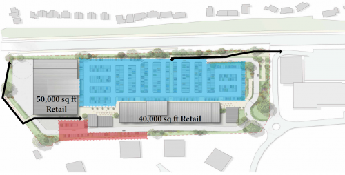 Marsh Lane development | Aerial View of Sites