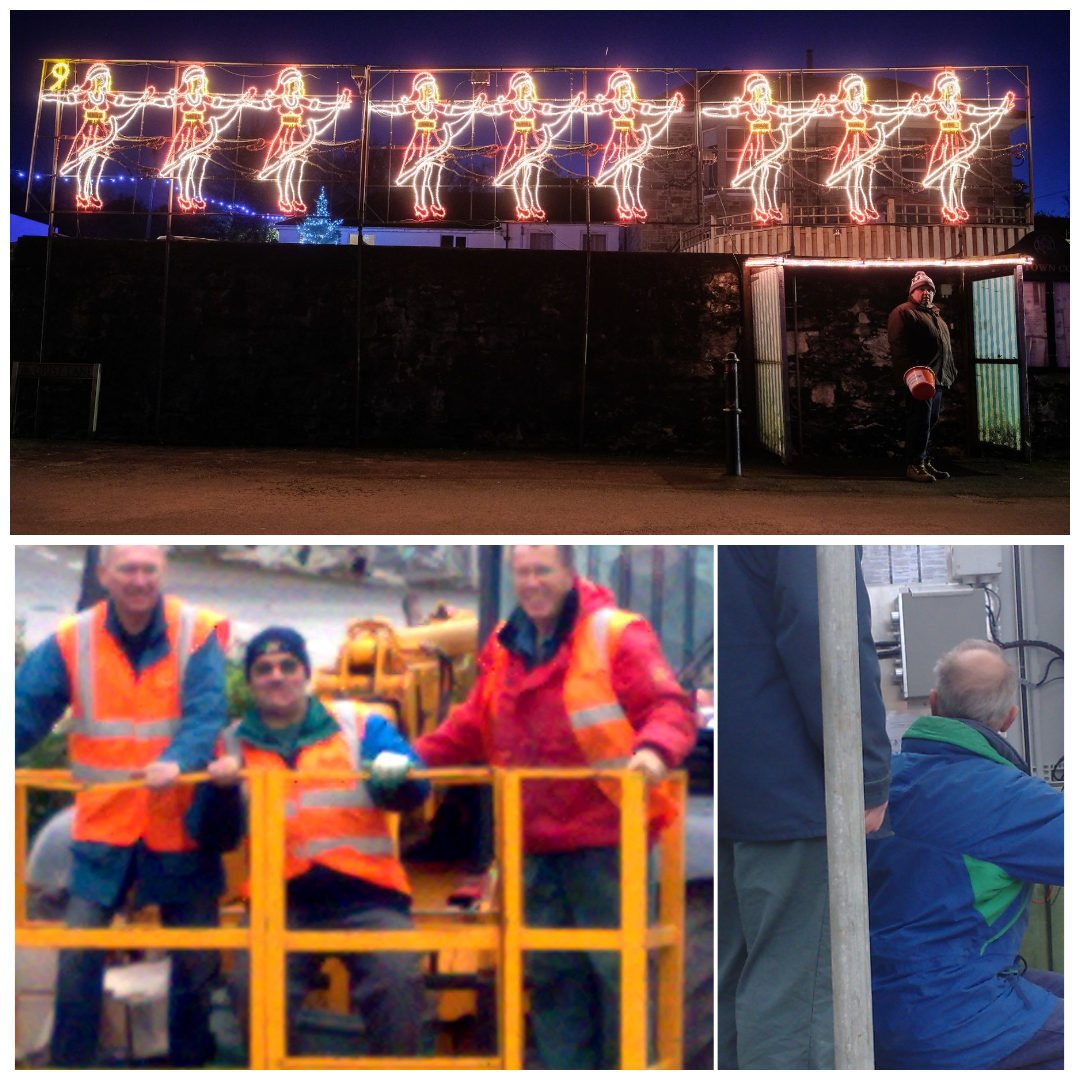 Volunteers needed all year for collections, fundraising, wiring, repairs, putting up the lights at Angarrack Christmas Lights